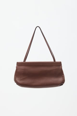 The Row Leather Abby Shoulder Bag