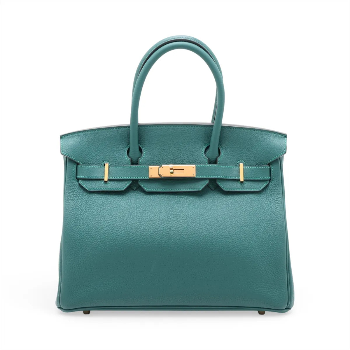 Hermès Birkin 30 Le Tournay Togo Vert vertigo Gold Metal Fittings