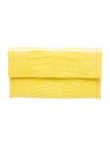 Nancy Gonzalez Crocodile Clutch