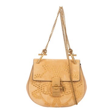 Chloe Leather Mini Drew