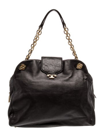 Leather Top Handle Bag