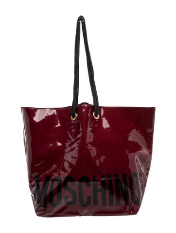 Moschino Patent Leather Tote