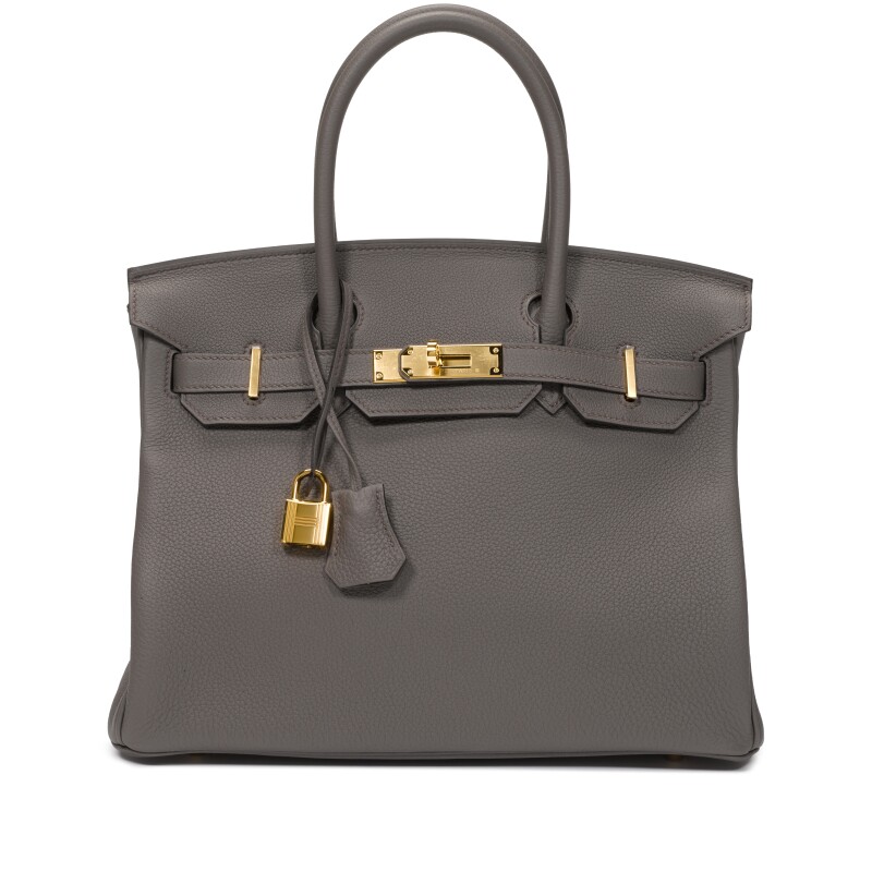Gris Etain Togo Birkin 30 Gold Hardware, 2022