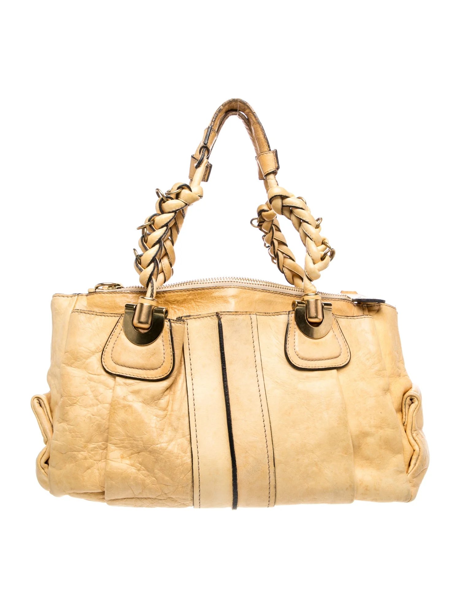 Leather Top Handle Bag