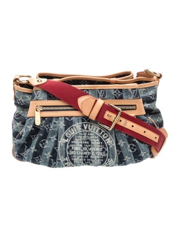 LV Monogram Porte Epaule Raye Cabas MM Vintage