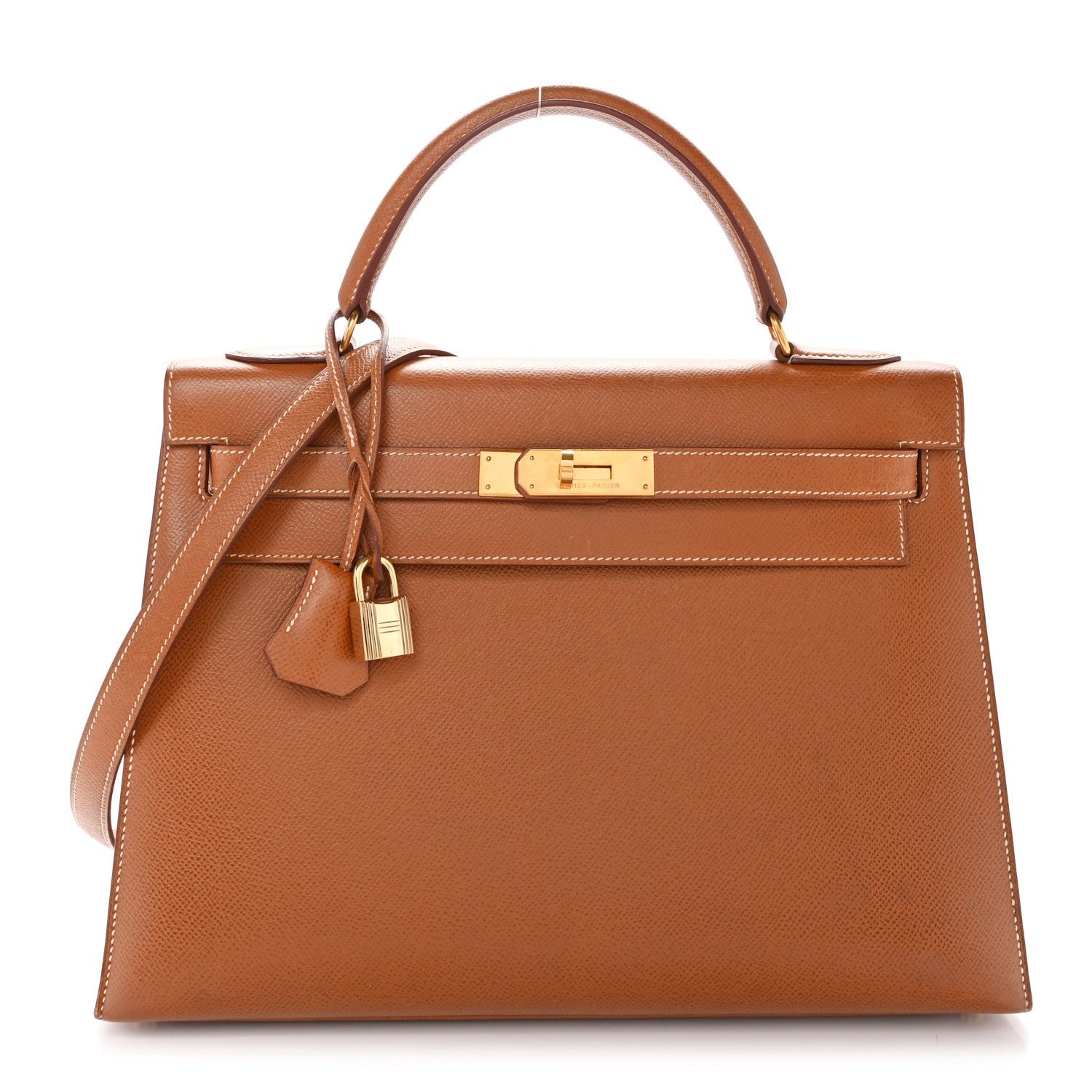 Hermes Hermes Courchevel Kelly Sellier 32 Gold