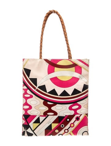 Emilio Pucci Canvas Tote