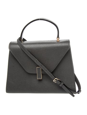 Leather Iside Top Handle Bag Medium
