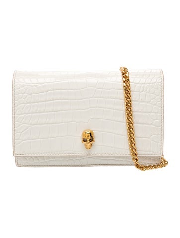 Embossed Leather Clutch