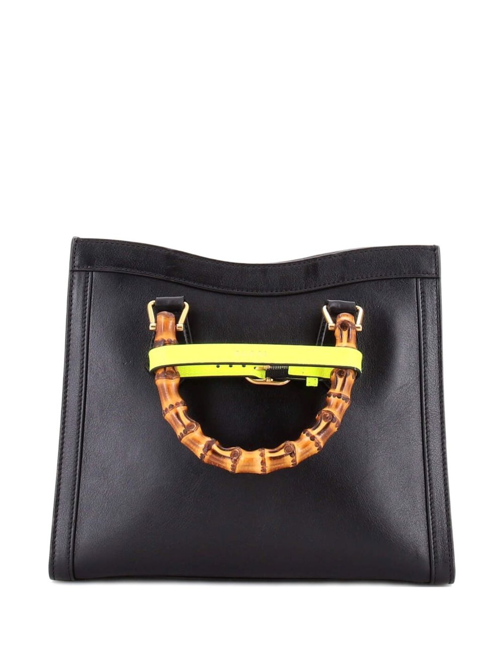 Diana NM Bamboo Handle Leather Small tote bag
