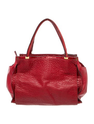 Leather Top Handle Bag
