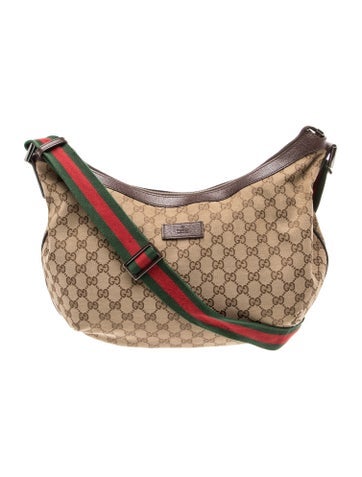 GG Canvas Messenger Bag Large