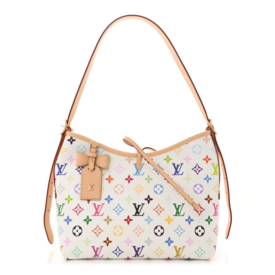 Louis Vuitton LV x TM Monogram Multicolor CarryAll PM White