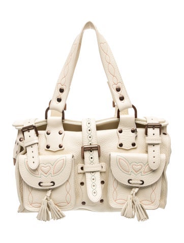 Mulberry Leather Top Handle Bag