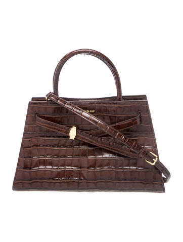 Leather Top Handle Bag