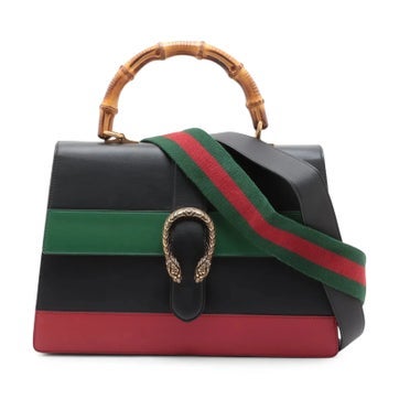 Calfskin Dionysus Bamboo Top Handle