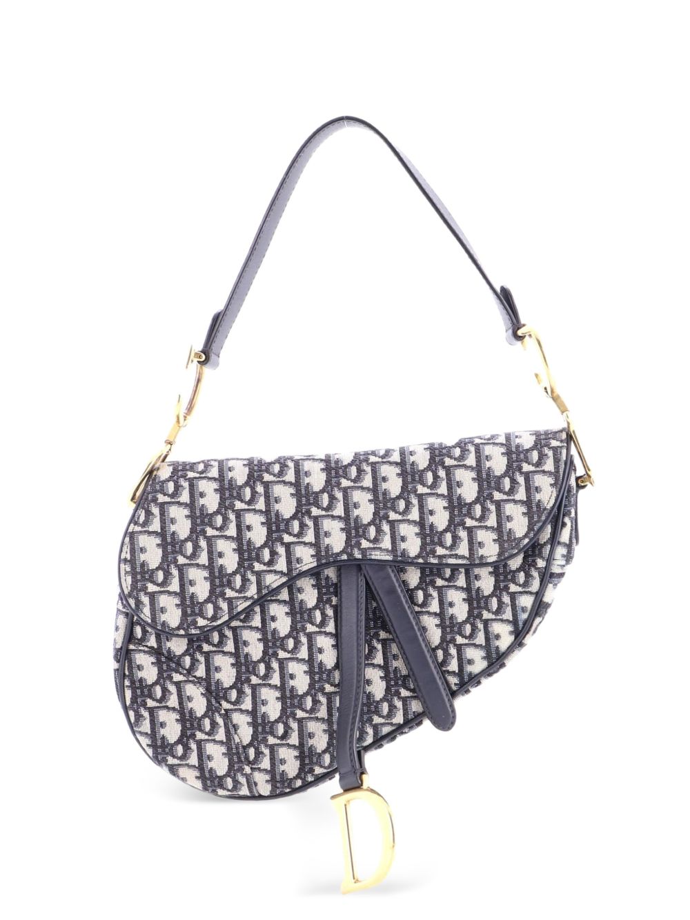 Dior Saddle Handbag Oblique Canvas Medium shoulder bag