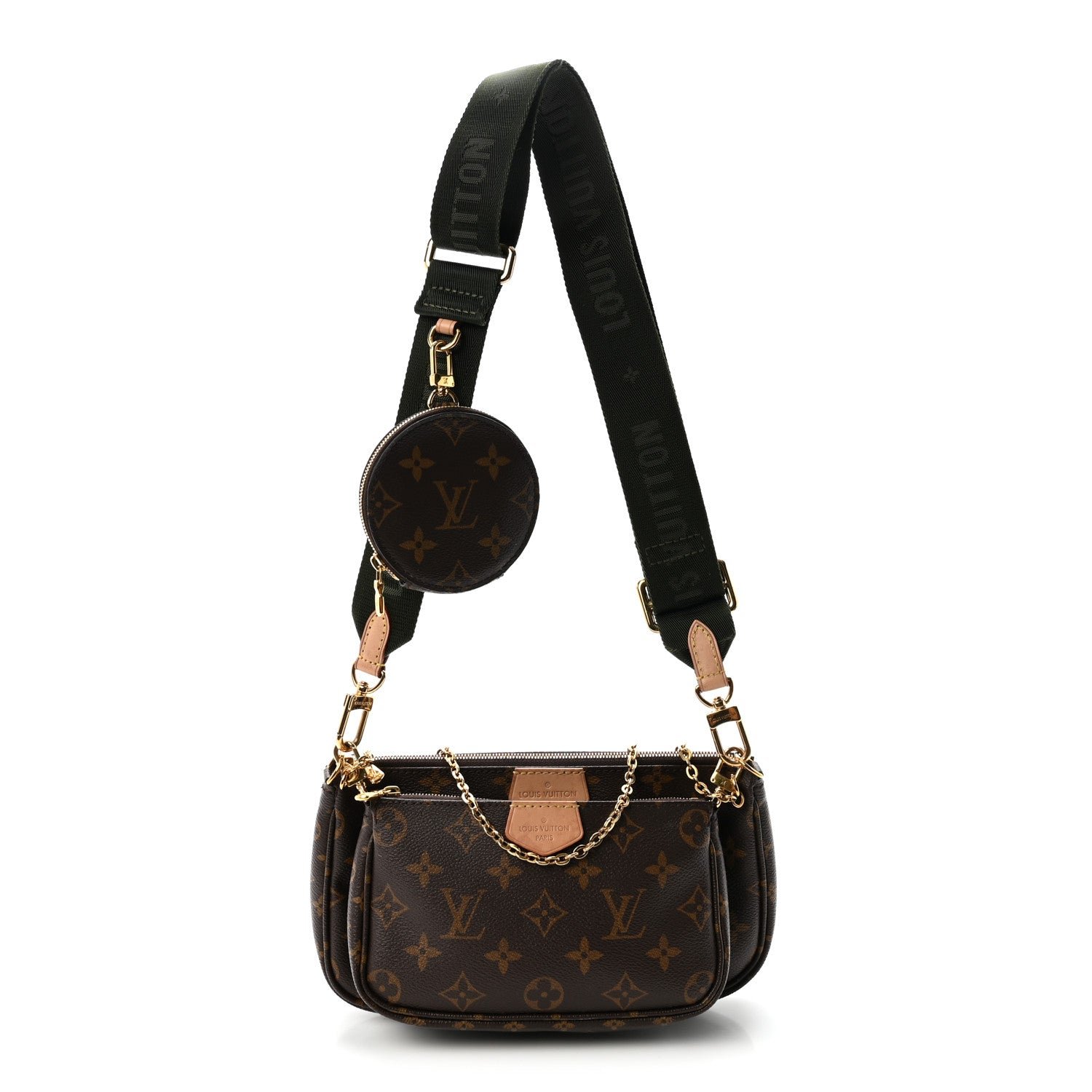 Louis Vuitton Monogram Multi Pochette Accessories Kaki
