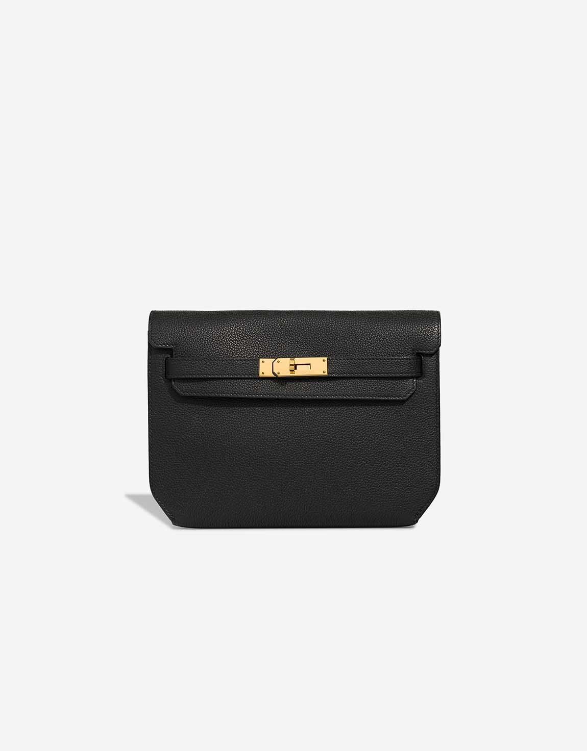 Hermes 
		Kelly Dépêches Pouch 25 Togo Black    