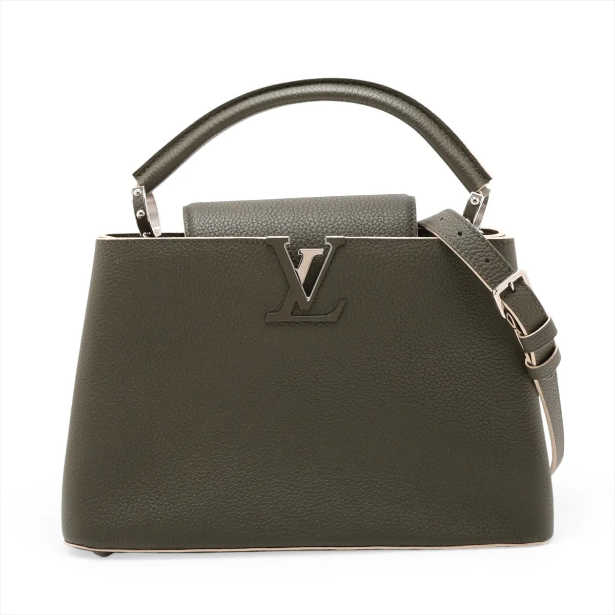 Louis Vuitton Parnassea Capucines BB M57227 Khaki There was an RFID response