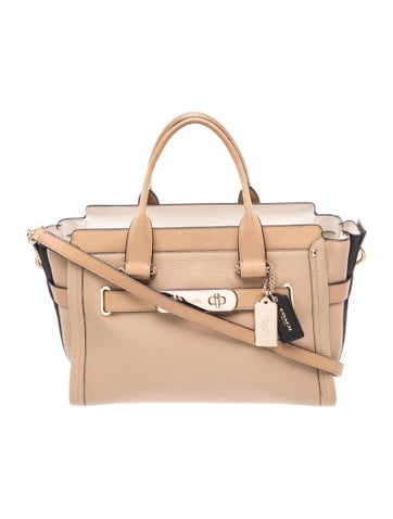 Leather Top Handle Bag