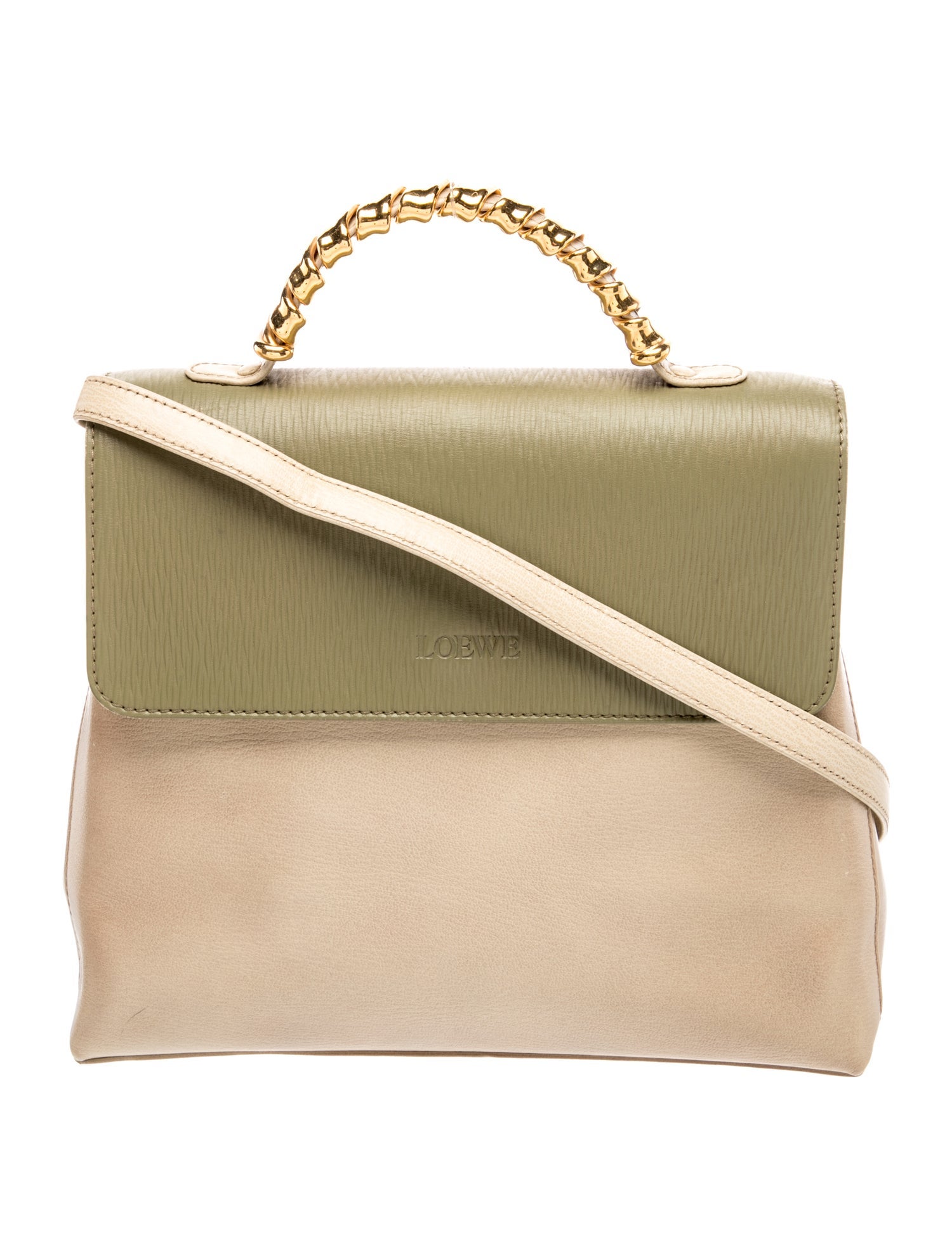 Leather Top Handle Bag Vintage