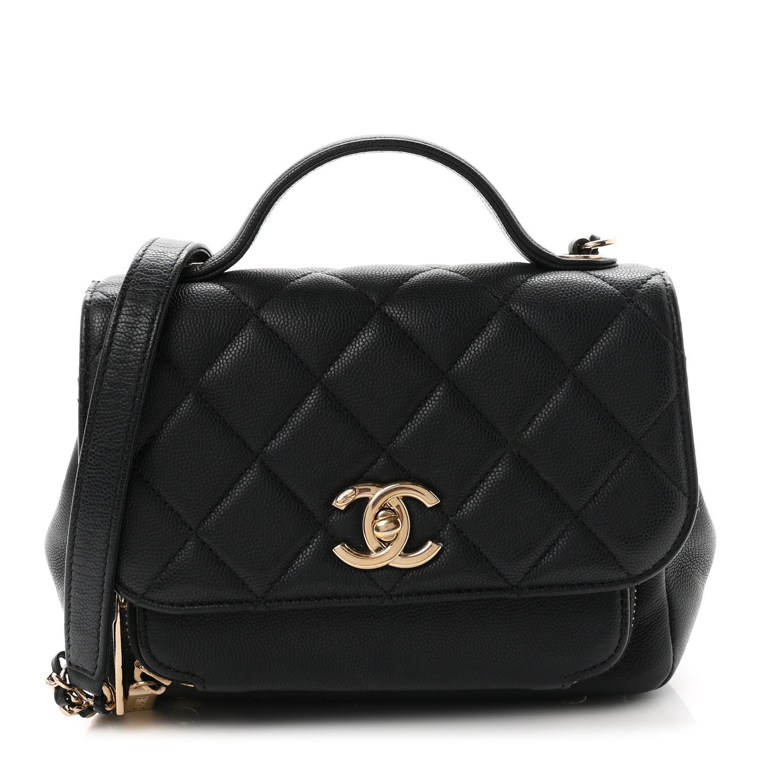 Chanel Caviar Quilted Small Business Affinity Flap Black
