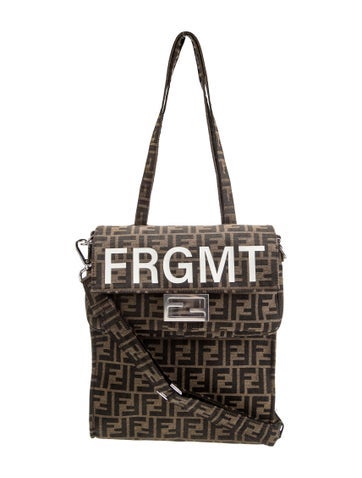 Fendi Zucca FF x FRGMT Foldable Baguette w/ Straps 2023 w/ Tags