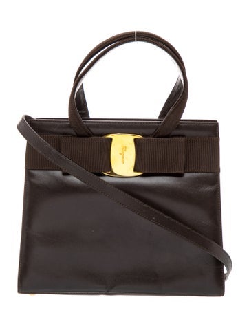 Leather Top Handle Bag