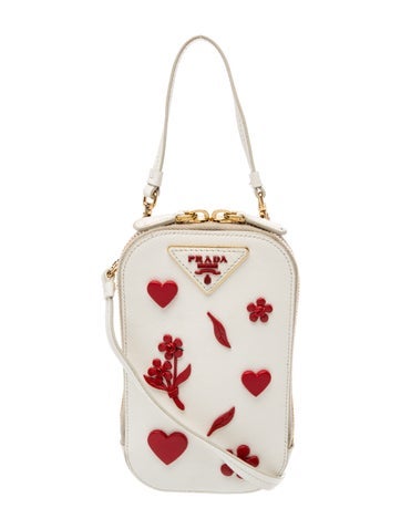 Enameled Metal Triangle Crossbody Bag