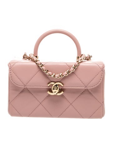 Small Top Handle Vanity Case w/ Chain