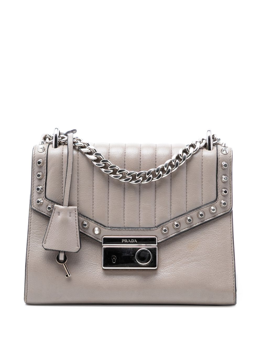 2010-2026 Studded Glace Calf Sound Lock crossbody bag