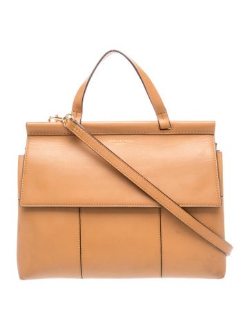 Leather Top Handle Bag