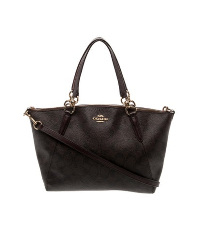 Coach Leather Top Handle Bag