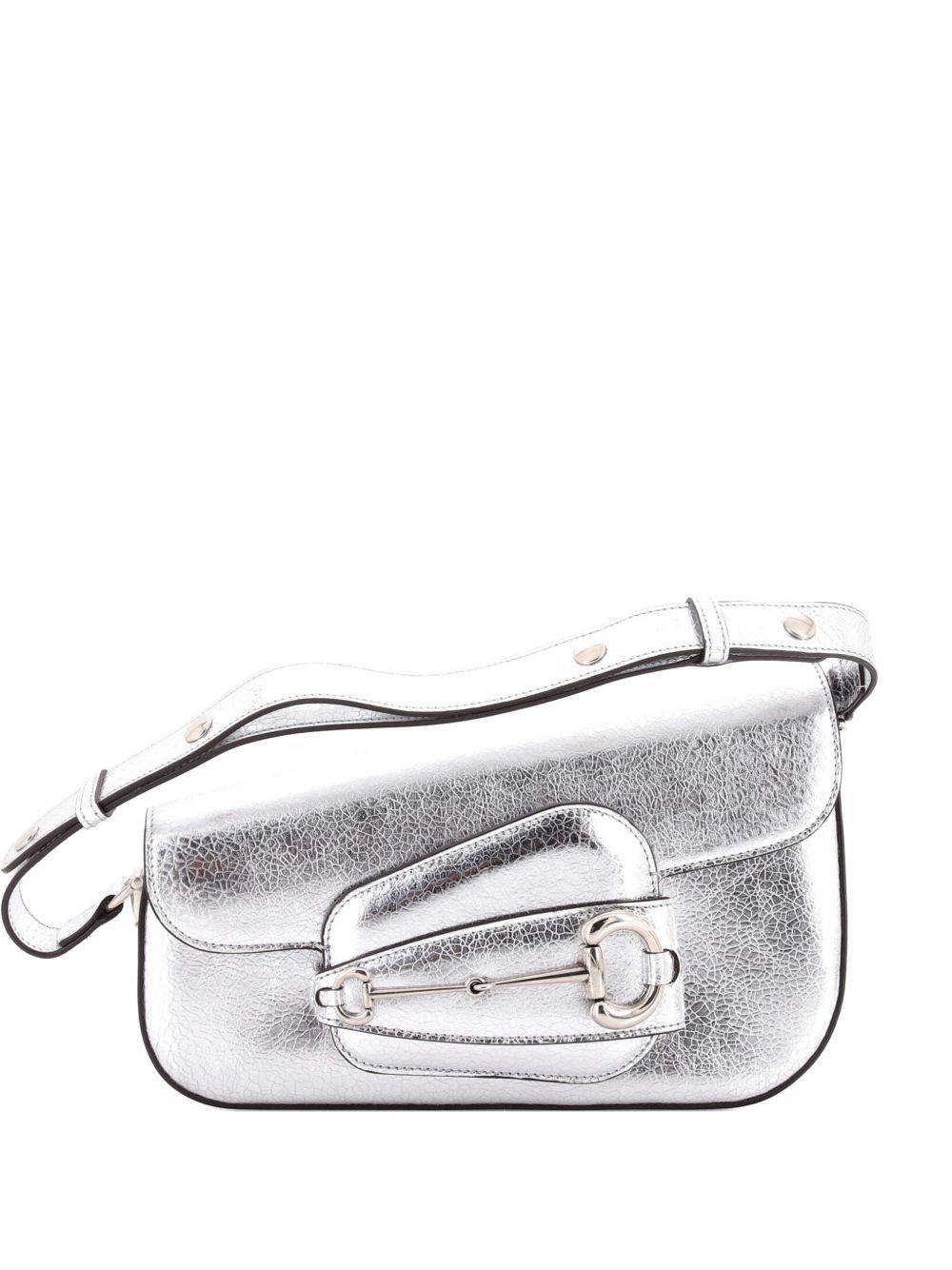 Horsebit 1955 Asymmetric Leather Small shoulder bag