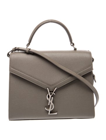 Leather Cassandra Top Handle Bag Medium