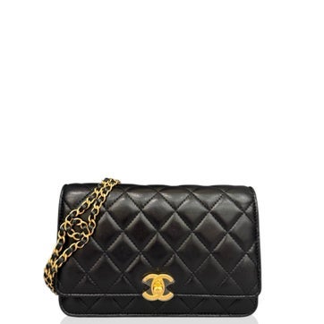 Goat Leather Wallet On Chain Mini