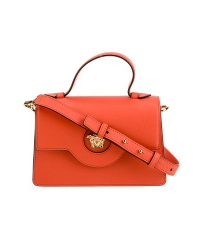 Versace Leather Top Handle Bag