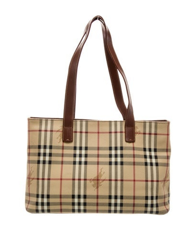 Burberry Haymarket Check Shoulder Bag