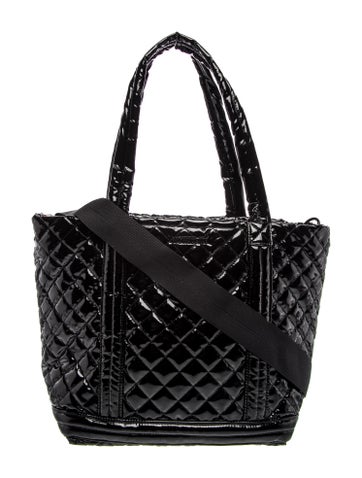 Patent Leather Top Handle Bag