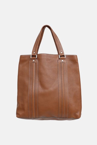 Leather Tall Tote
