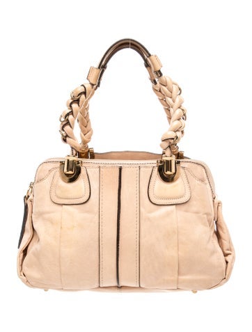 Leather Top Handle Bag