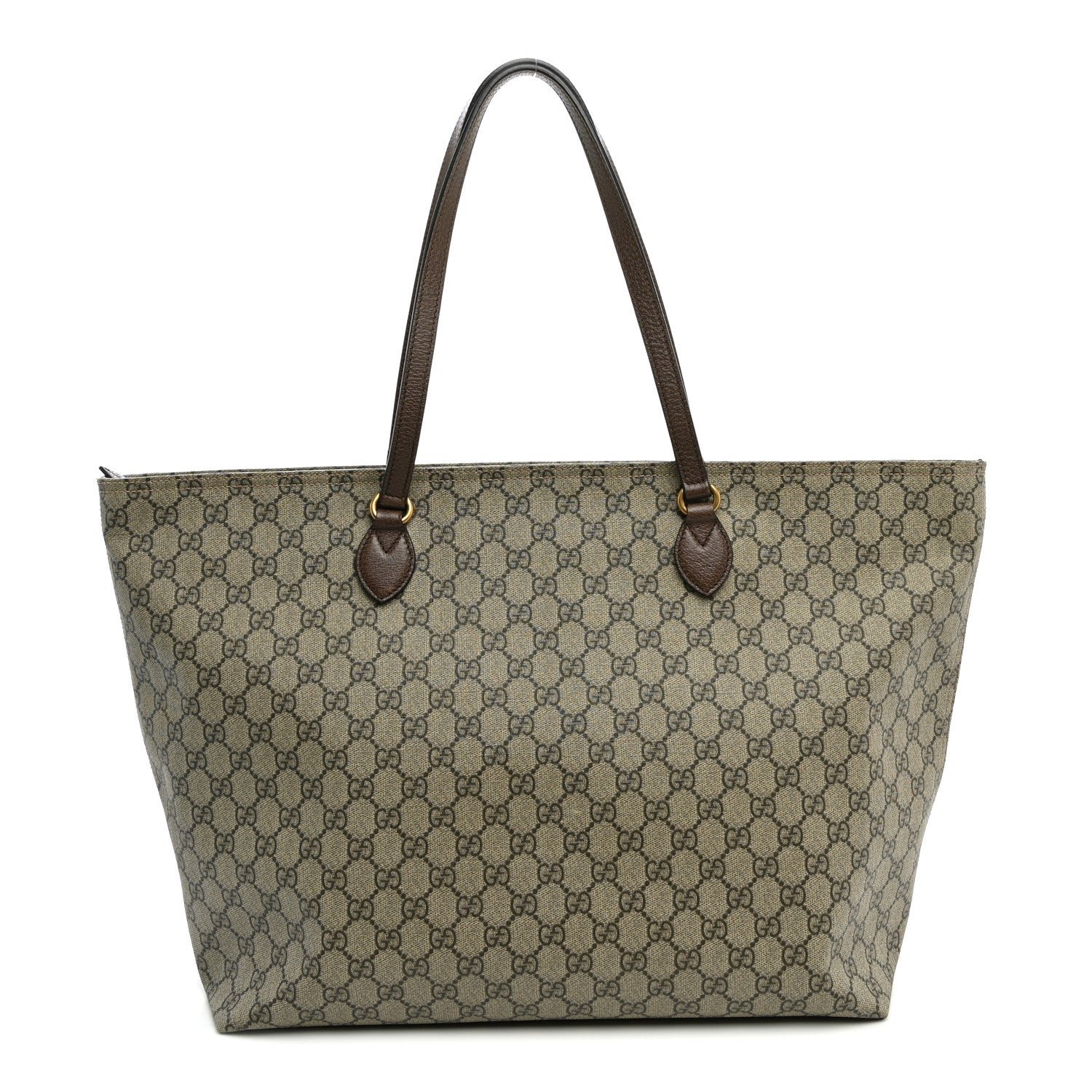 Gucci GG Supreme Monogram Medium Ophidia Shopping Tote Ebony