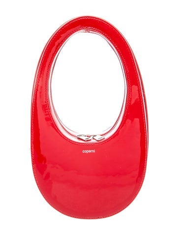 Patent Leather Top Handle Bag