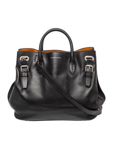 Leather Top Handle Bag