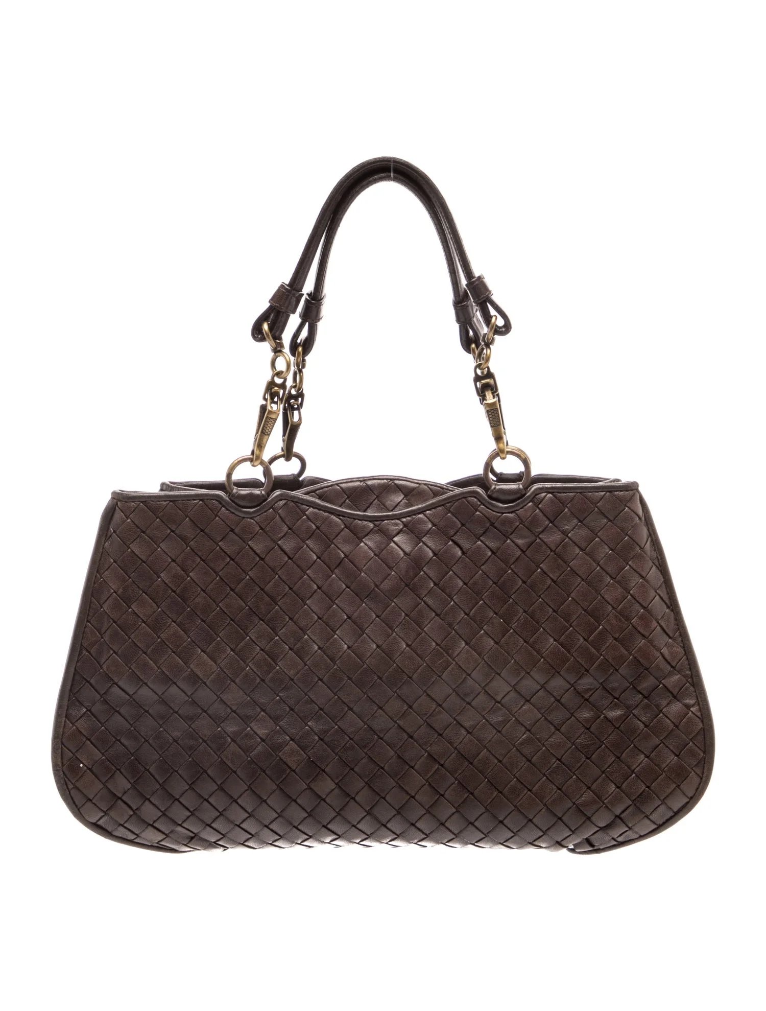 Intrecciato Top Handle Bag Vintage