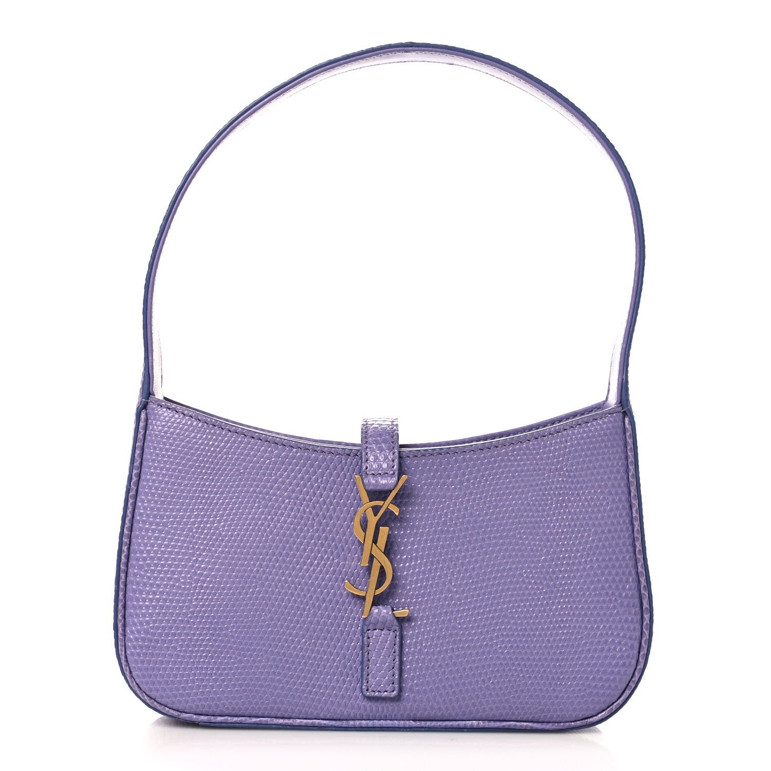 Saint Laurent Lizard Le 5 A 7 Mini Hobo Lilac