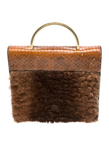Leather Top Handle Bag