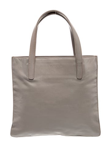 Leather Top Handle Bag Medium
