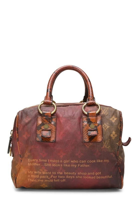 Richard Prince x Louis Vuitton Red Monogram Jokes Man Crazy